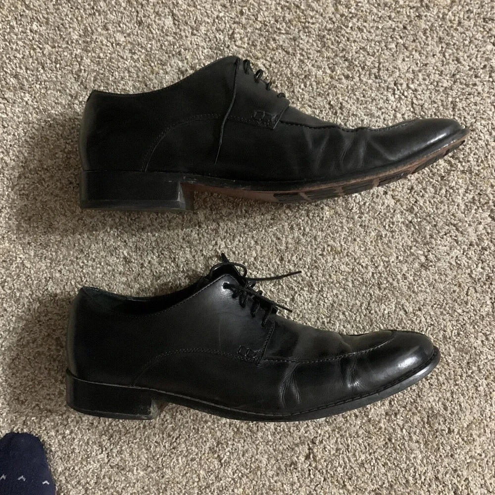 Cole Haan Colton Black Split Toe Lace-Up Casual Oxford C08188 Men's 11.5 M NICE‎